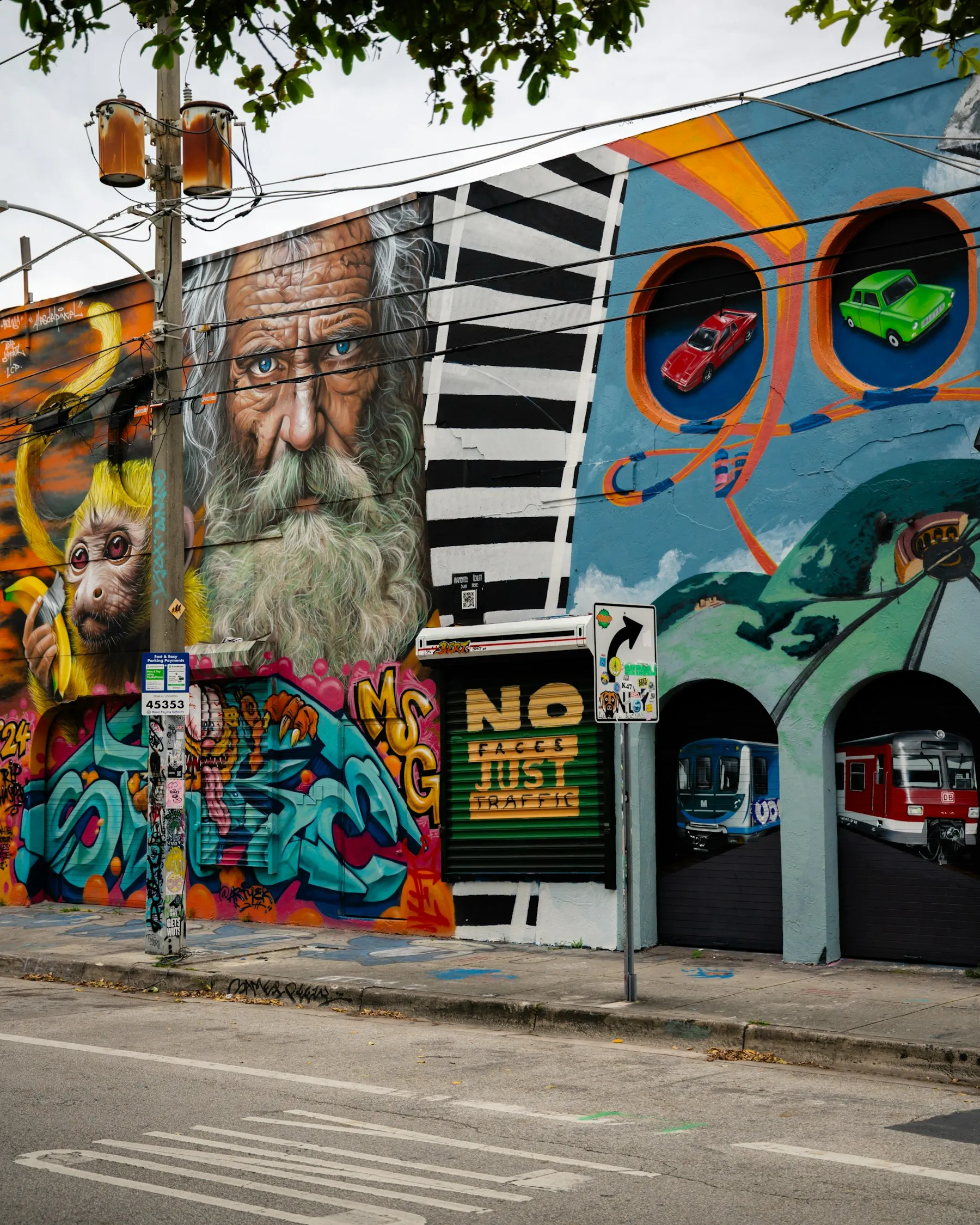 Urban textures used as podcast artwork